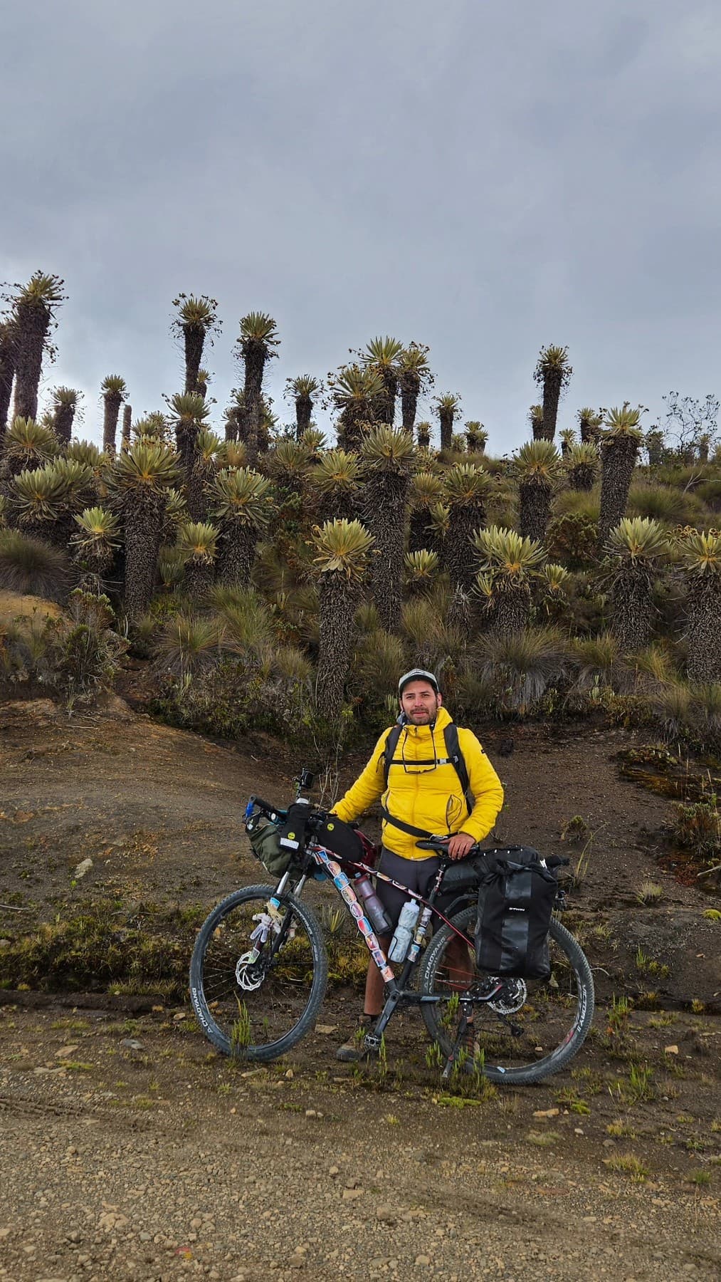 Camilo Medina en el páramo